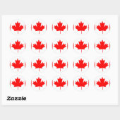 sticker van de Canadese vlag (Vel)