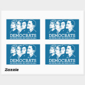 Sticker van de Democraten (Vel)