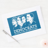 Sticker van de Democraten (Envelop)