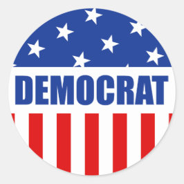 Sticker van de Democratische Ronde
