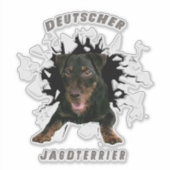 Sticker van de Duitse jaagterger (Voorkant)