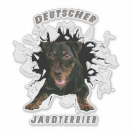 Sticker van de Duitse jaagterger