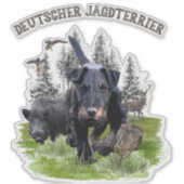 Sticker van de Duitse jaagterger (Voorkant)