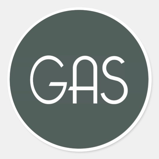 STICKER van de gasopname- en -mengapparatuur (Voorkant)