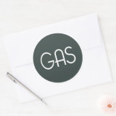 STICKER van de gasopname- en -mengapparatuur (Envelop)