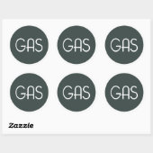 STICKER van de gasopname- en -mengapparatuur (Vel)