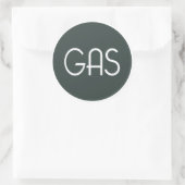 STICKER van de gasopname- en -mengapparatuur (Tas)
