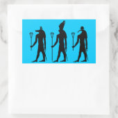 Sticker van de Goden van de lacrosse de Egyptische (Tas)
