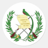 Sticker van de Guatemalteekse vlag (Voorkant)