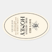 Sticker van de honingbijenkant (Voorkant)