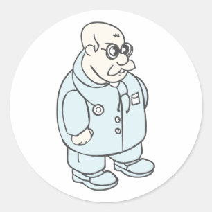 Sticker van de huisarts.