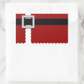 Sticker van de kerstman (Tas)