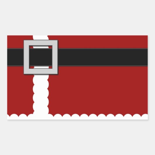 Sticker van de kerstman (Voorkant)