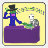 Sticker van de kikker (Voorkant)