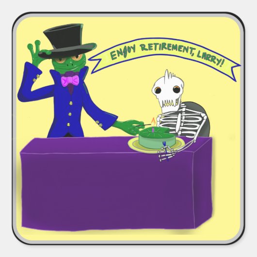 Sticker van de kikker (Voorkant)