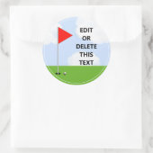 Sticker van de klassieke Golfpartij (Tas)