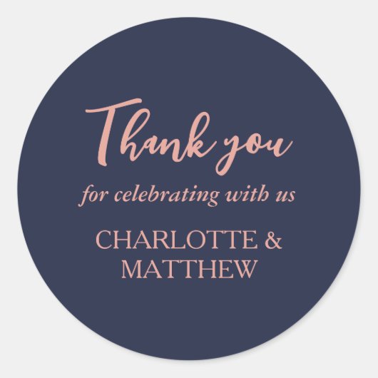 Sticker van de Klassieke Ronde van de marine & van (Voorkant)