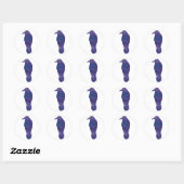 Sticker van de kraai in acrylstijl (Vel)