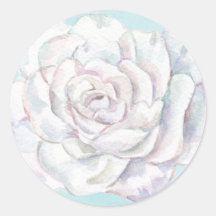 Sticker van de lente-bruiloft met witte bruiloft