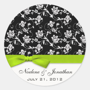 Sticker van de limoen Bow Wedding Flower