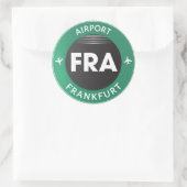 Sticker van de luchthaven Frankfurt (Tas)