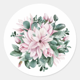 Sticker van de Magnolia bruiloft, transparant