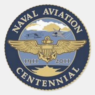 Sticker van de marine Aviation Centennial