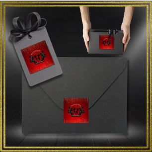 Sticker van de moderne muziekpartij Karaoke