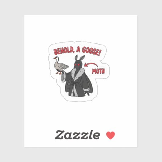 Sticker van de mot (Vel)