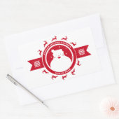sticker van de noordpool van santa (Envelop)