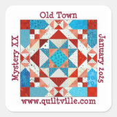 Sticker van de oude stad (Voorkant)