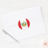 Sticker van de Peruaanse vlag (Envelop)