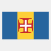 Sticker van de Portugese vlag (Voorkant)