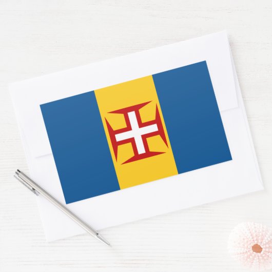 Sticker van de Portugese vlag (Envelop)