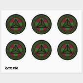 Sticker van de rampenbestrijdingsmacht (Woodland C (Vel)