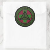 Sticker van de rampenbestrijdingsmacht (Woodland C (Tas)