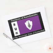 Sticker van de Republiek Kanienkeh (Mohawk Nation) (Envelop)