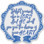 Sticker van de Schrift (Voorkant)