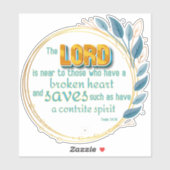 Sticker van de Schrift (Vel)