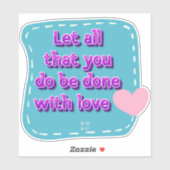 Sticker van de Schrift (Vel)