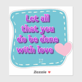 Sticker van de Schrift