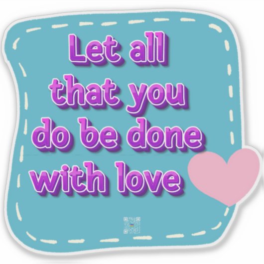 Sticker van de Schrift (Voorkant)