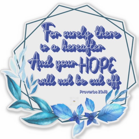 Sticker van de Schrift (Voorkant)