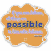 Sticker van de Schrift (Voorkant)