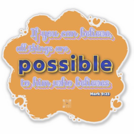 Sticker van de Schrift (Voorkant)