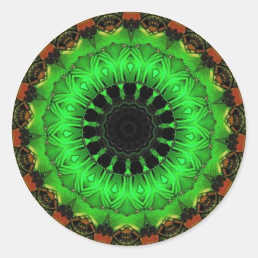 sticker van de smaragdcirkel (Voorkant)