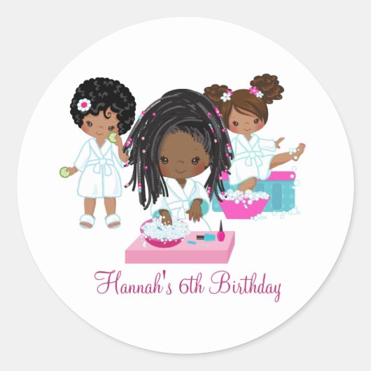 Sticker van de Spa-partij in Afrika (Voorkant)