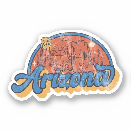Sticker van de staat Arizona (Voorkant)