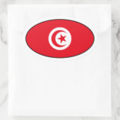 Sticker van de Tunesische vlag (Tas)