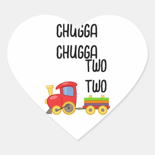 Sticker van de tweede verjaardagstrein (Voorkant)